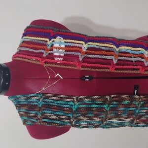 Handmade crochet decorative scarf (2) **(3x25)
